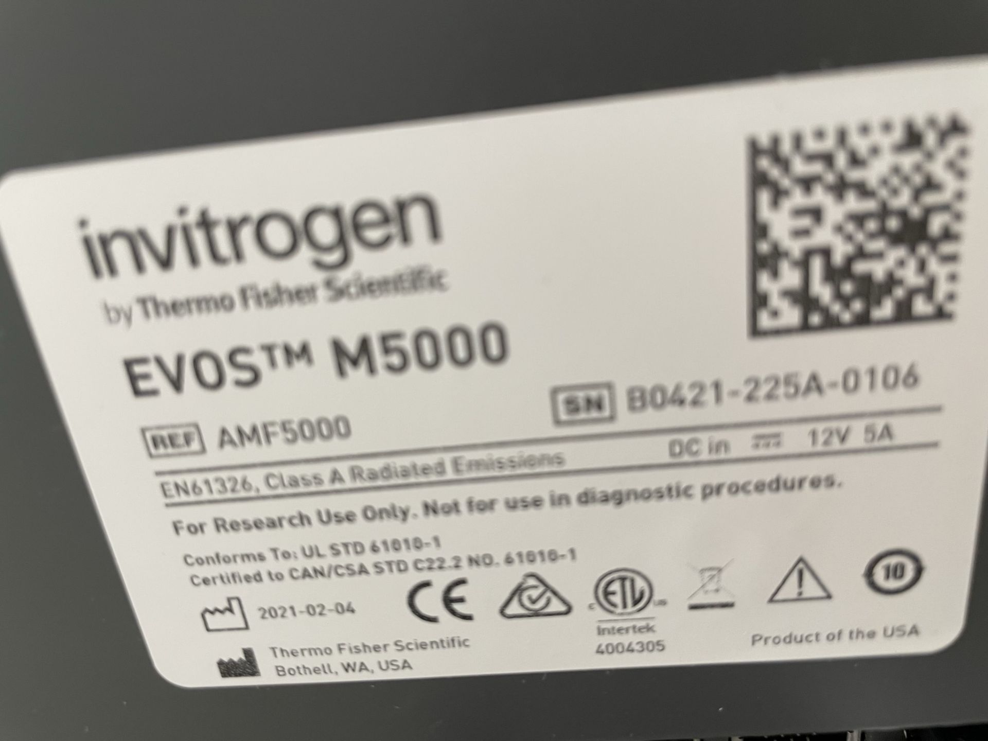 Invitrogen EVOS M5000 Imaging System | YOM: 2021 - Image 3 of 11