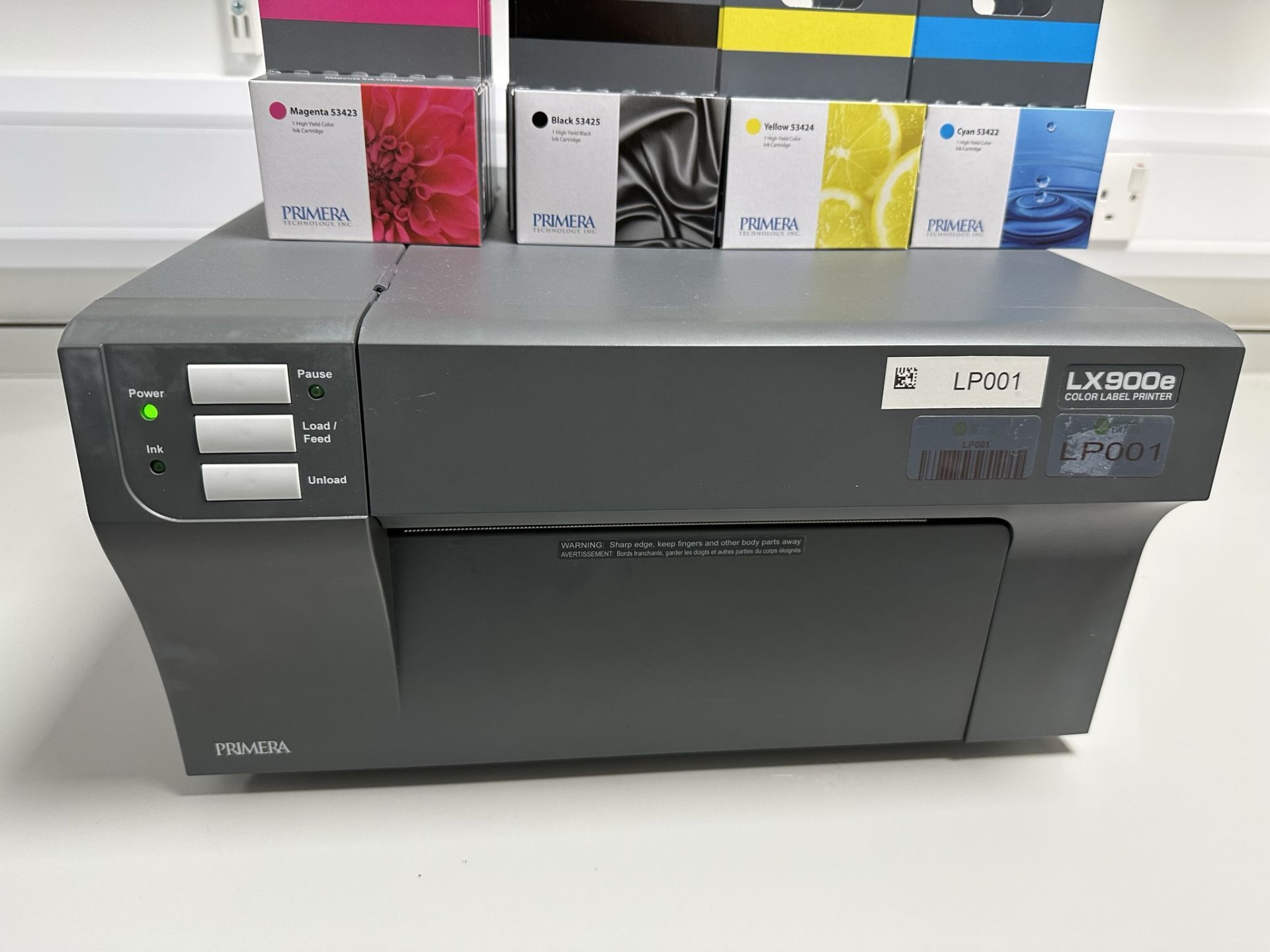 Primera LX 900e Colour Label & Tag Laser Printer w/ Cartridges & Label Stock - Image 2 of 6