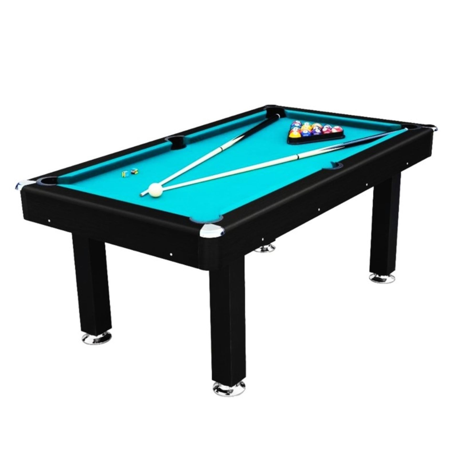 EvoStar 6ft Green American Pool Table