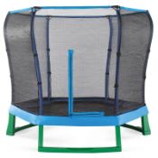 5 x Plum 7ft Blue Junior Jumper Trampoline and Enclosure