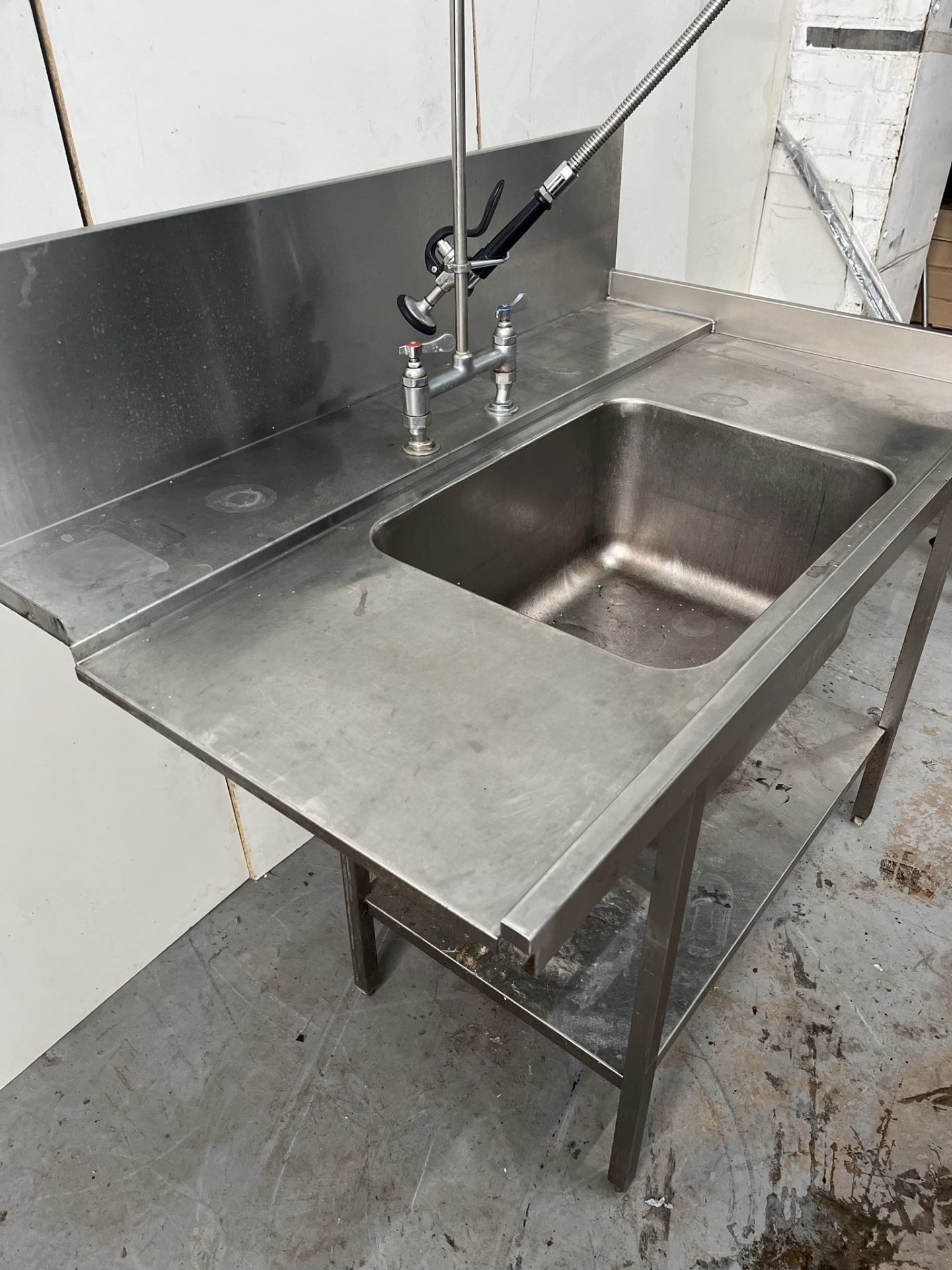 Commercial Stainless Steel Catering Table With Pre Rinse Tap & Sink - Image 22 of 24