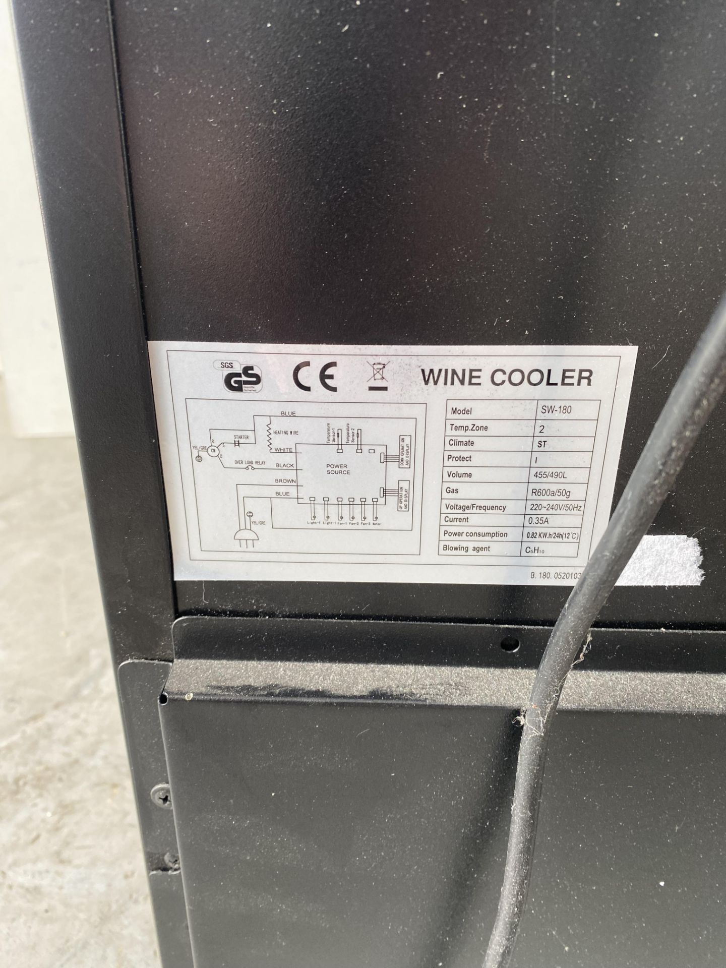 SW-180 Double Sectioned Wine Cooler - Bild 11 aus 13