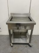 Control Induction 12-210 French Plancha Mounted On Mobile Table