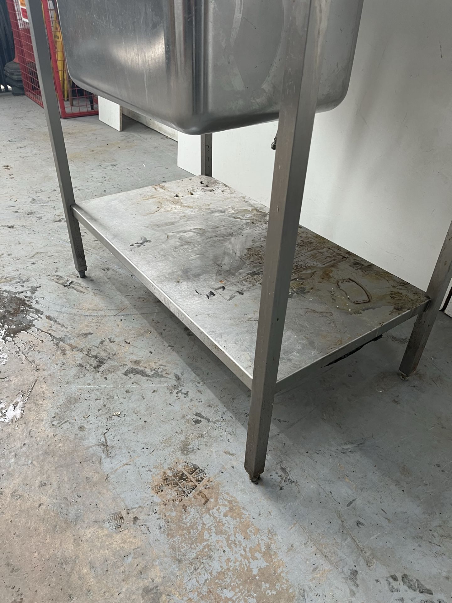 Commercial Stainless Steel Catering Table With Pre Rinse Tap & Sink - Image 10 of 24
