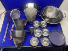 15 x Various Sieves/Strainers As Seen In Photos