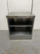 2 Tier Stainless Steel Catering Preperation Shelving Unit