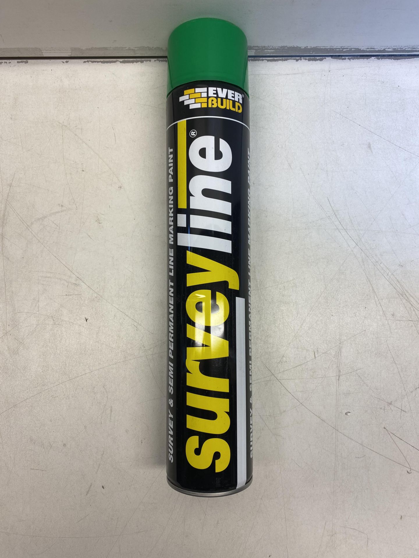 19 x 700ml Cans Of Everbuild Survey & Semi Permanent Line Marking Spray Paint