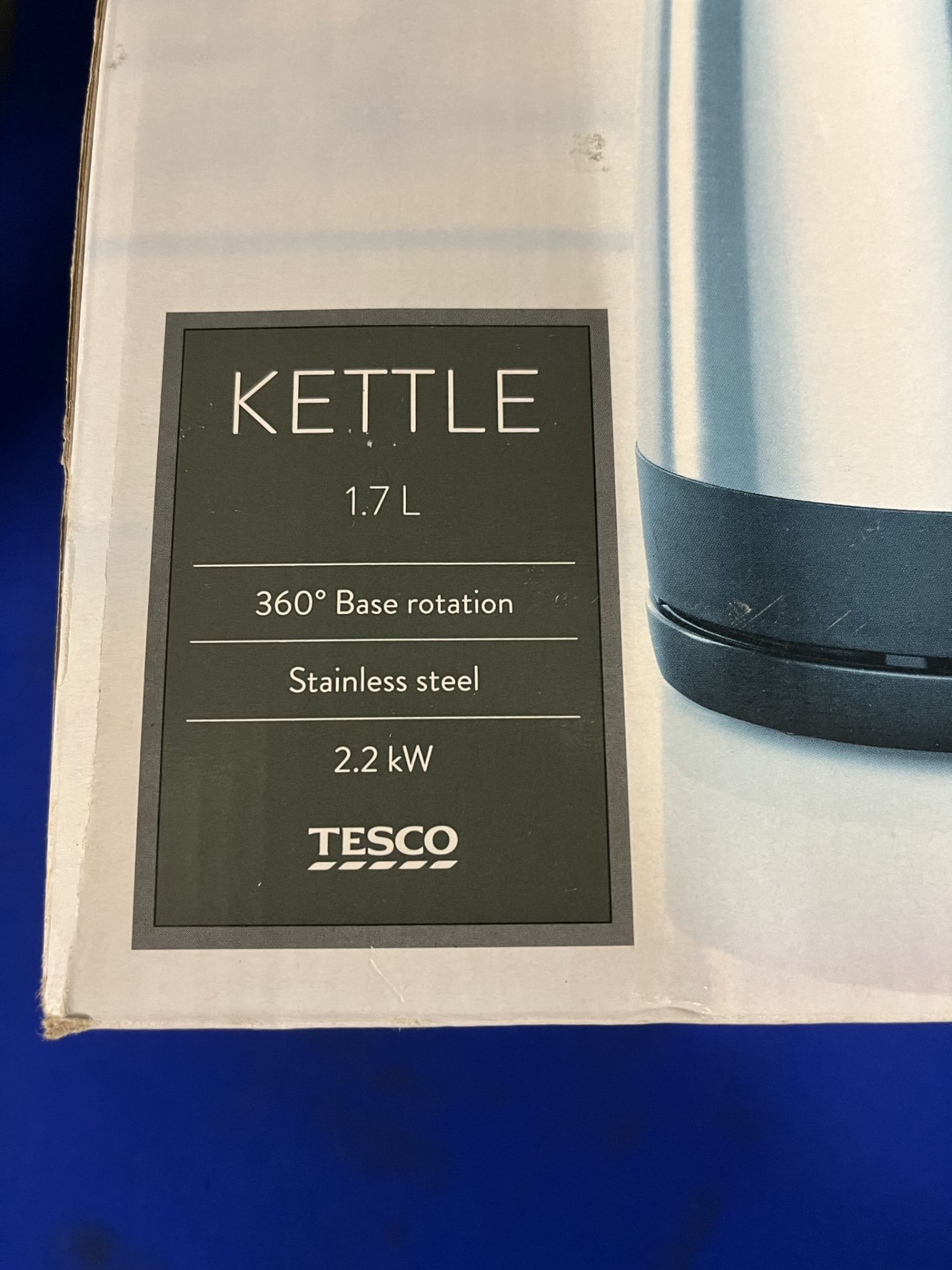 Tesco 1.7L Stainless Steel Kettle - Image 3 of 3