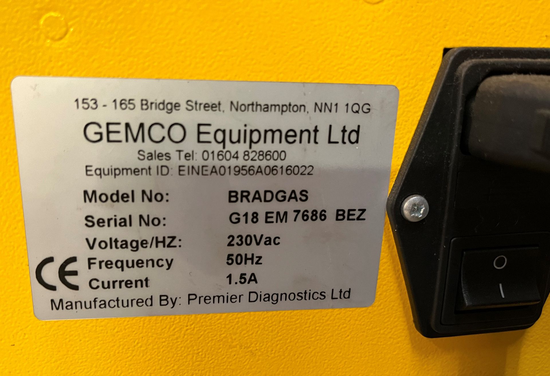 Bradbury BRADGAS Combined Gas And Smoke Emission Analyser - Image 4 of 4