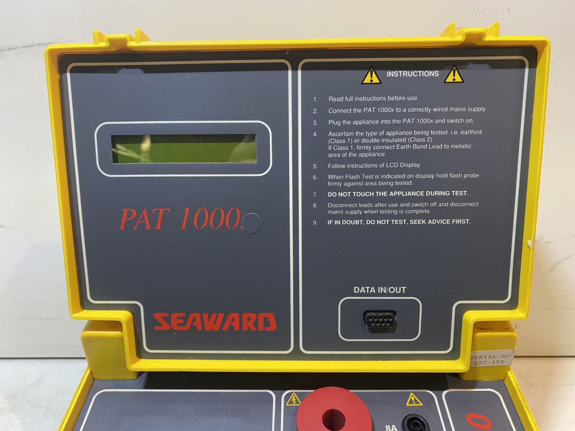 Seaward PAT1000 Portable Appliance Tester - Bild 4 aus 8