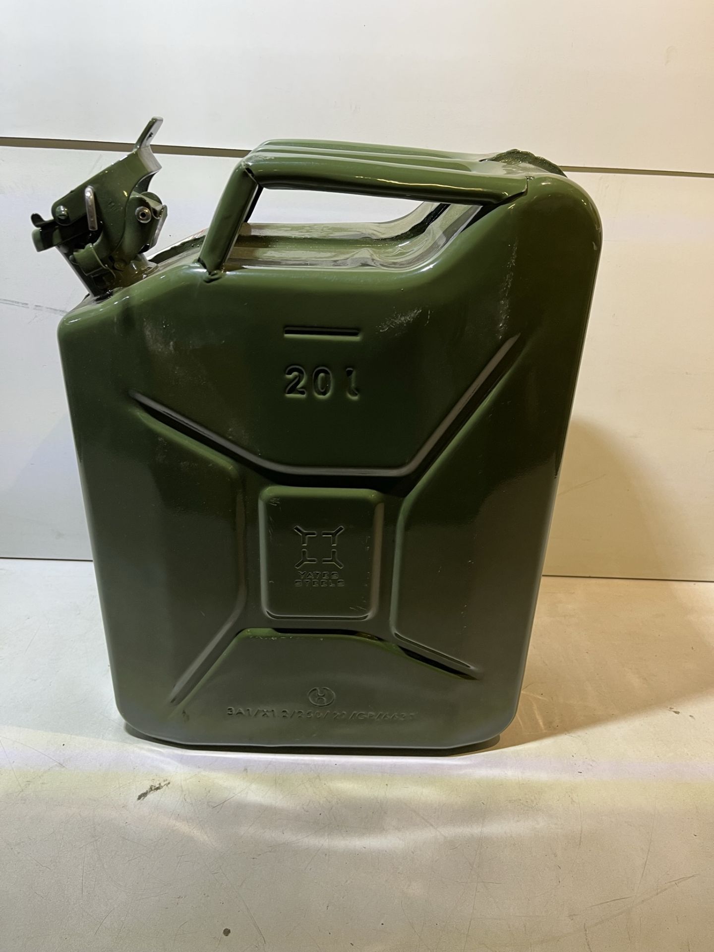 Green 20L Steel Fuel Can