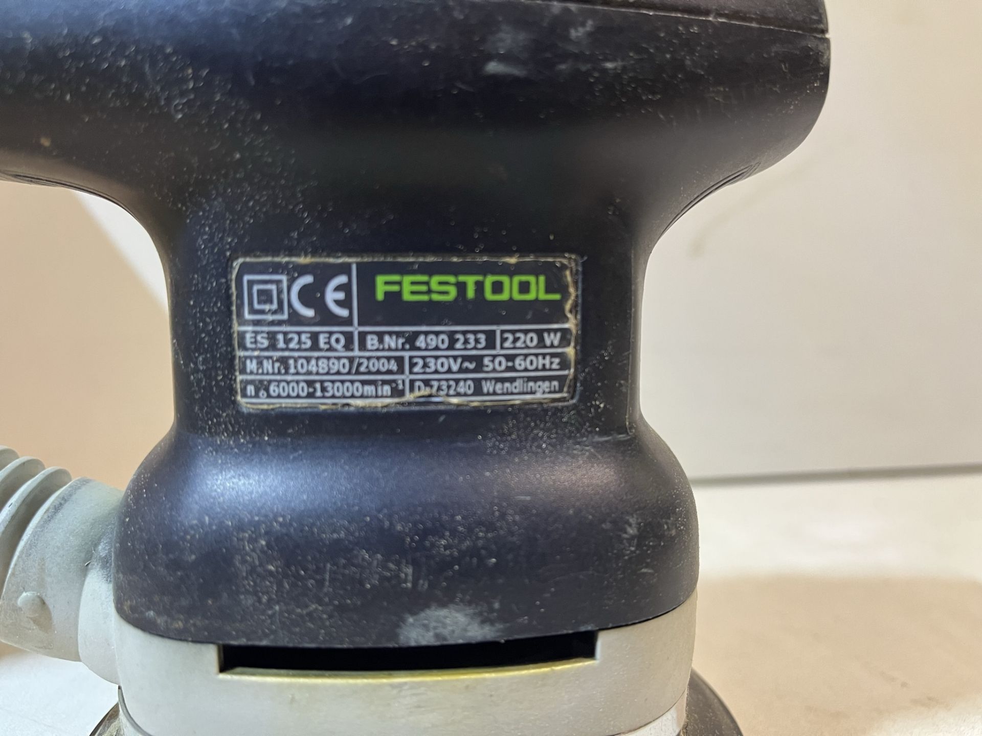 Festool ES125 EQ-PLUS Eccentric Sander - Image 4 of 6