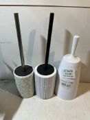 8 x Various Toilet Brushes *As Pictured*
