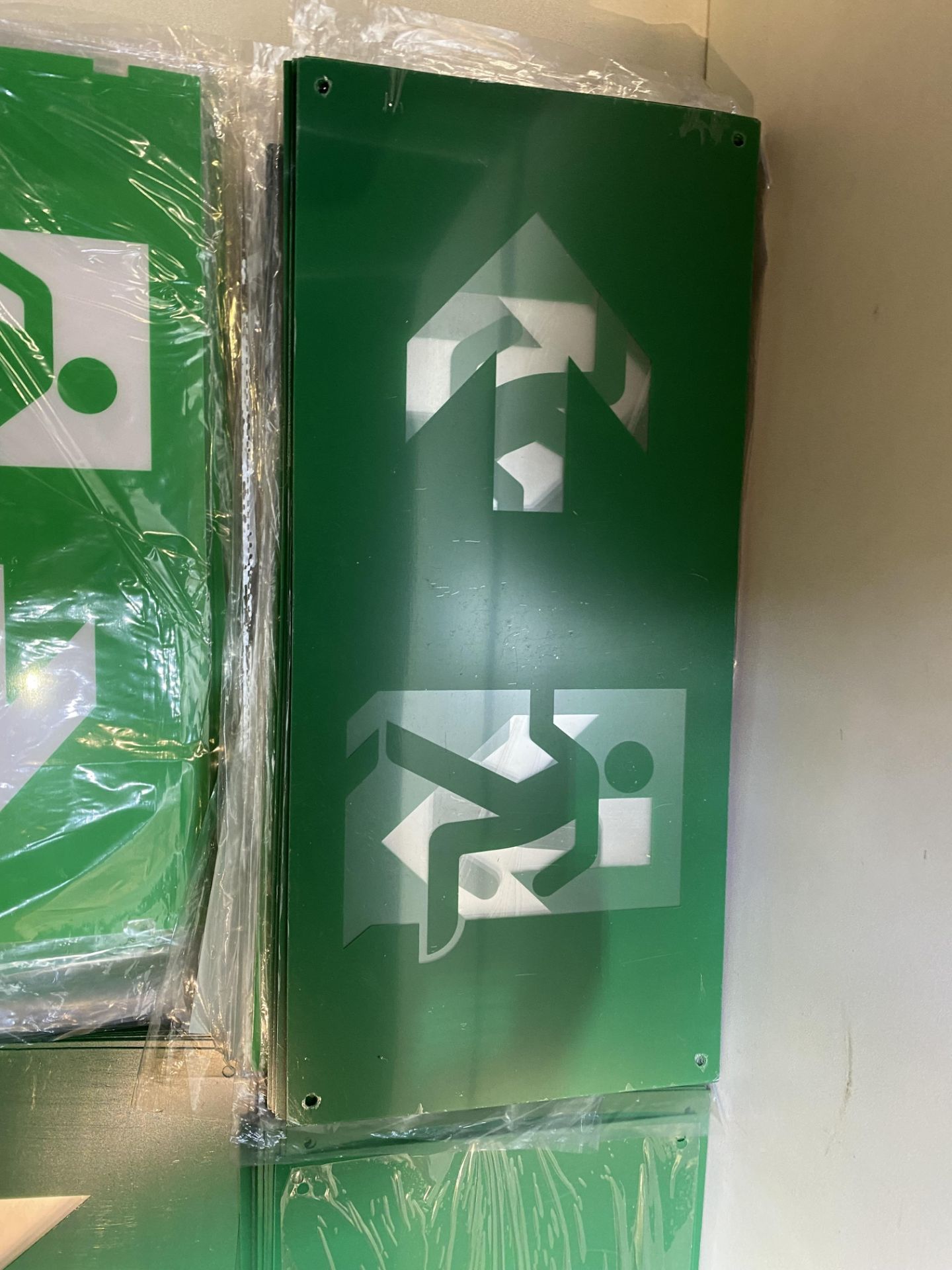 Large Quantity Of Various Fire Exit Signs As Seen In Photos - Image 2 of 13