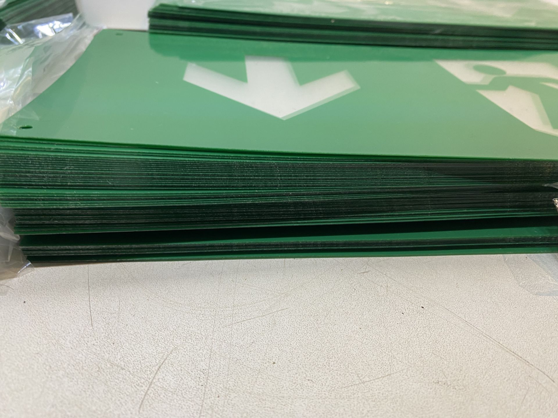 Large Quantity Of Various Fire Exit Signs As Seen In Photos - Image 11 of 13