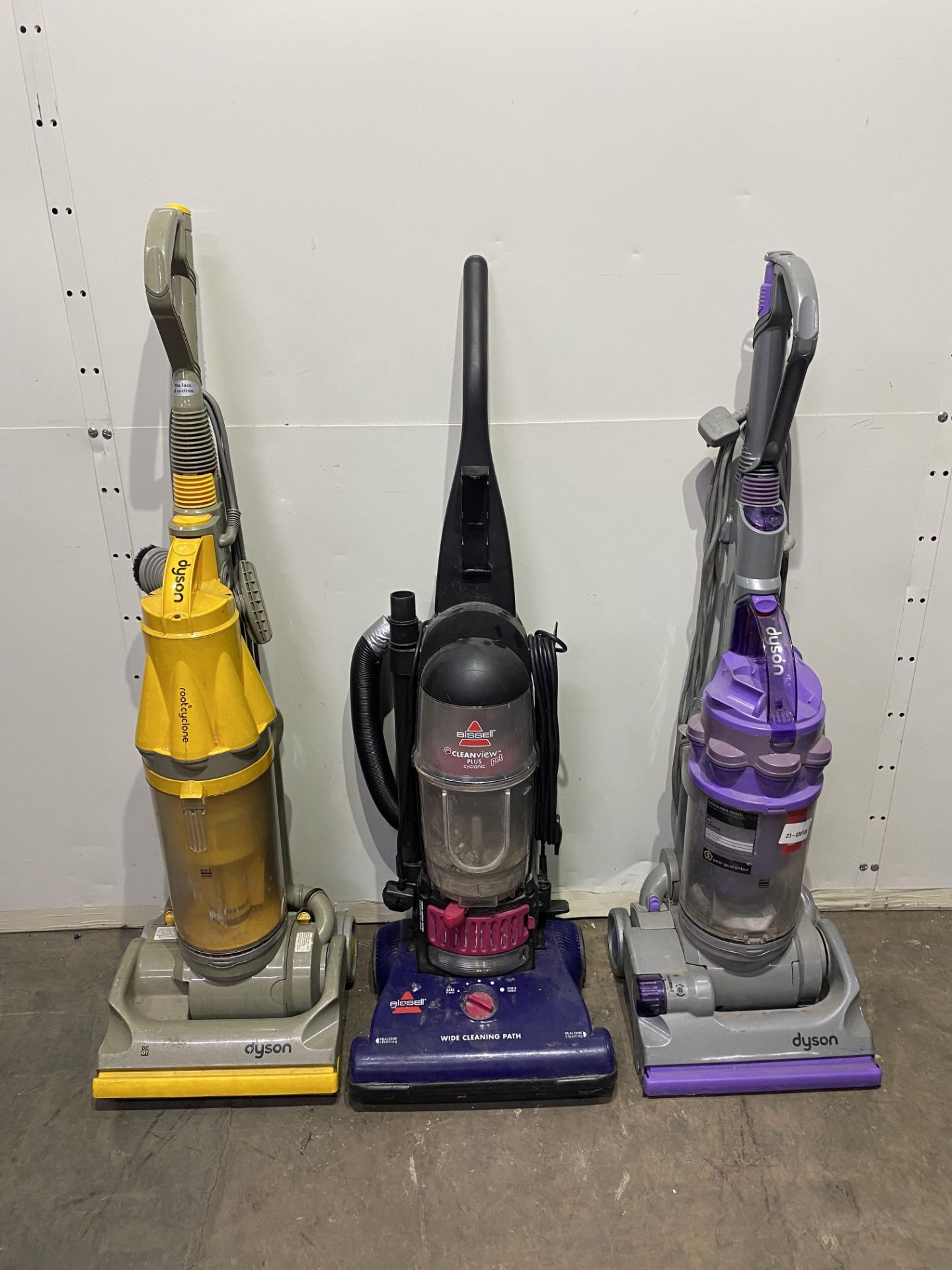 3 x Various Upright Vacuum Cleaners As Seen In Photos
