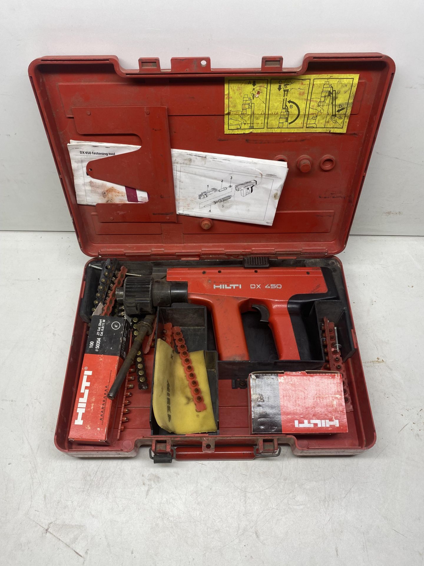 Hilti Dx450 Cordless Power Actuated Nail Gun