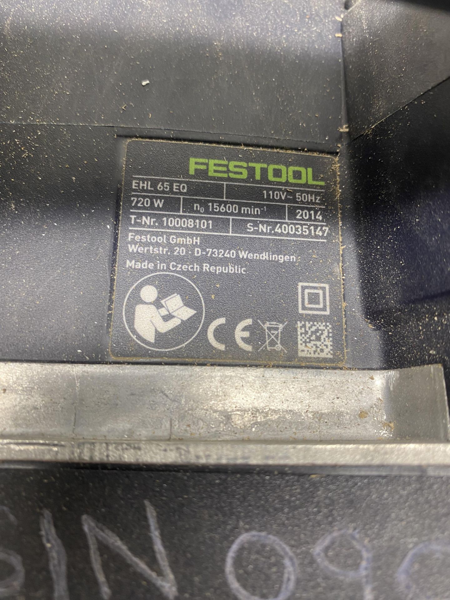 FESTOOL EHL 65 EQ ONE HANDED PLANER - Image 8 of 13