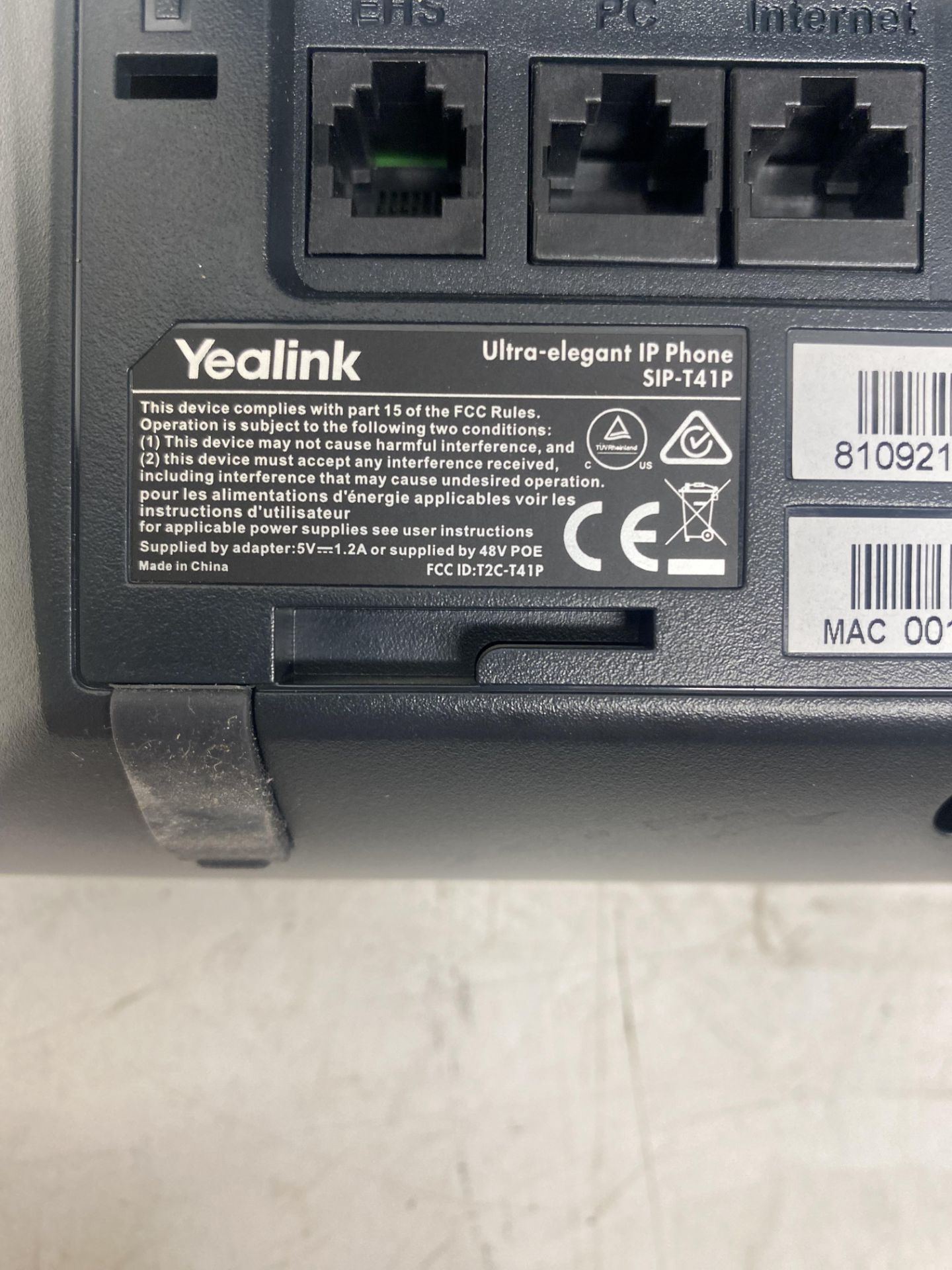 9 x Yealink SIP-T41P IP Phones - Image 6 of 6