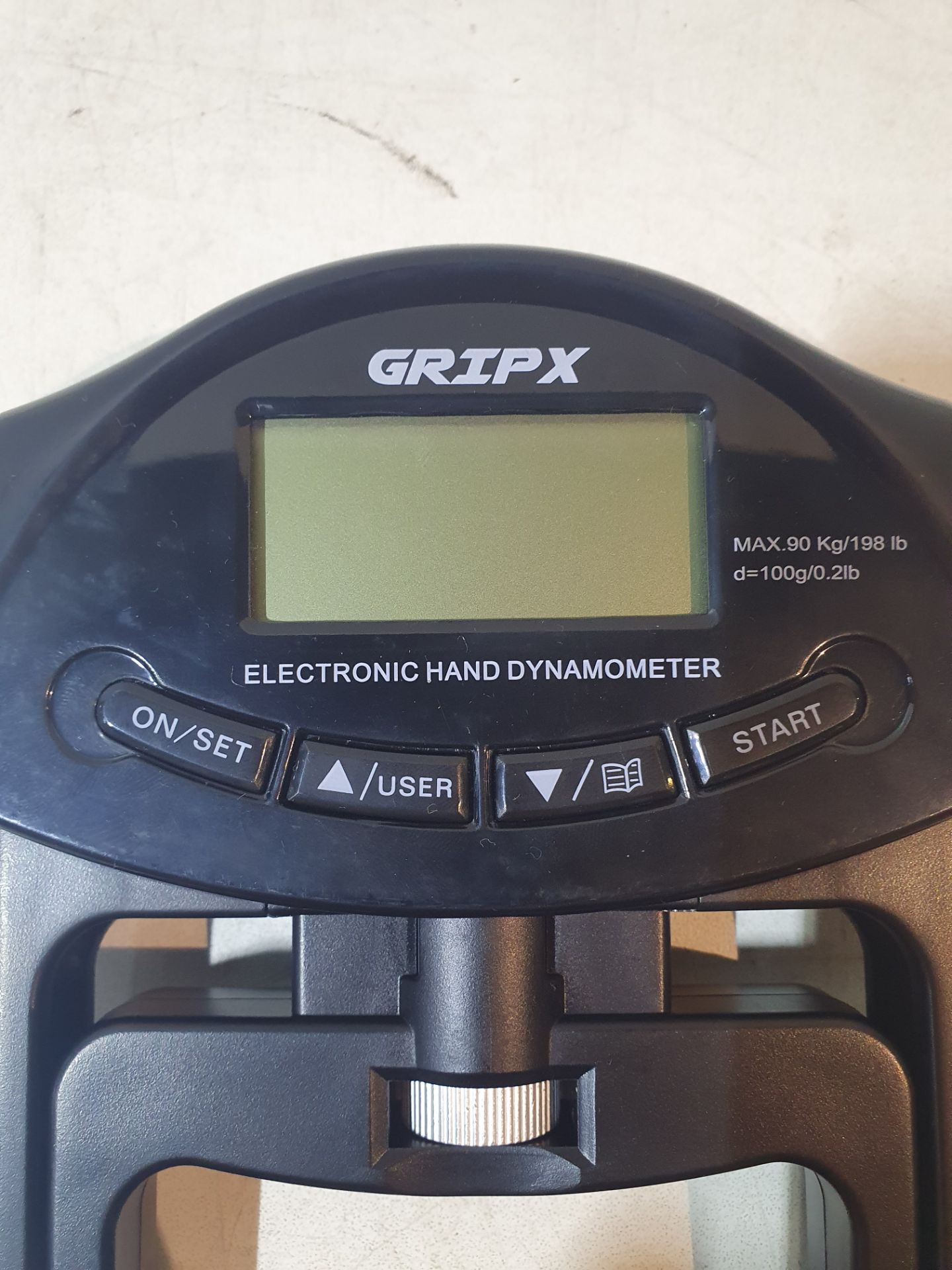 Gripx Electronic Hand Dynamometer Model EH101BK Max 90kp - Image 2 of 4