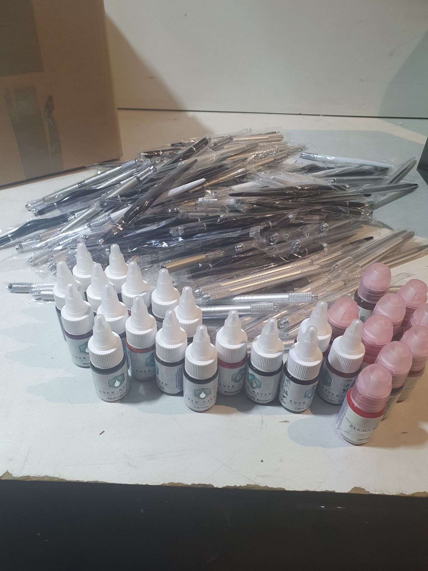 Quantity of Tattoo Utensils & 27 Various Inks as Pictured