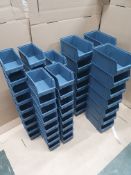 63 x Grey Stackable Tote Boxes