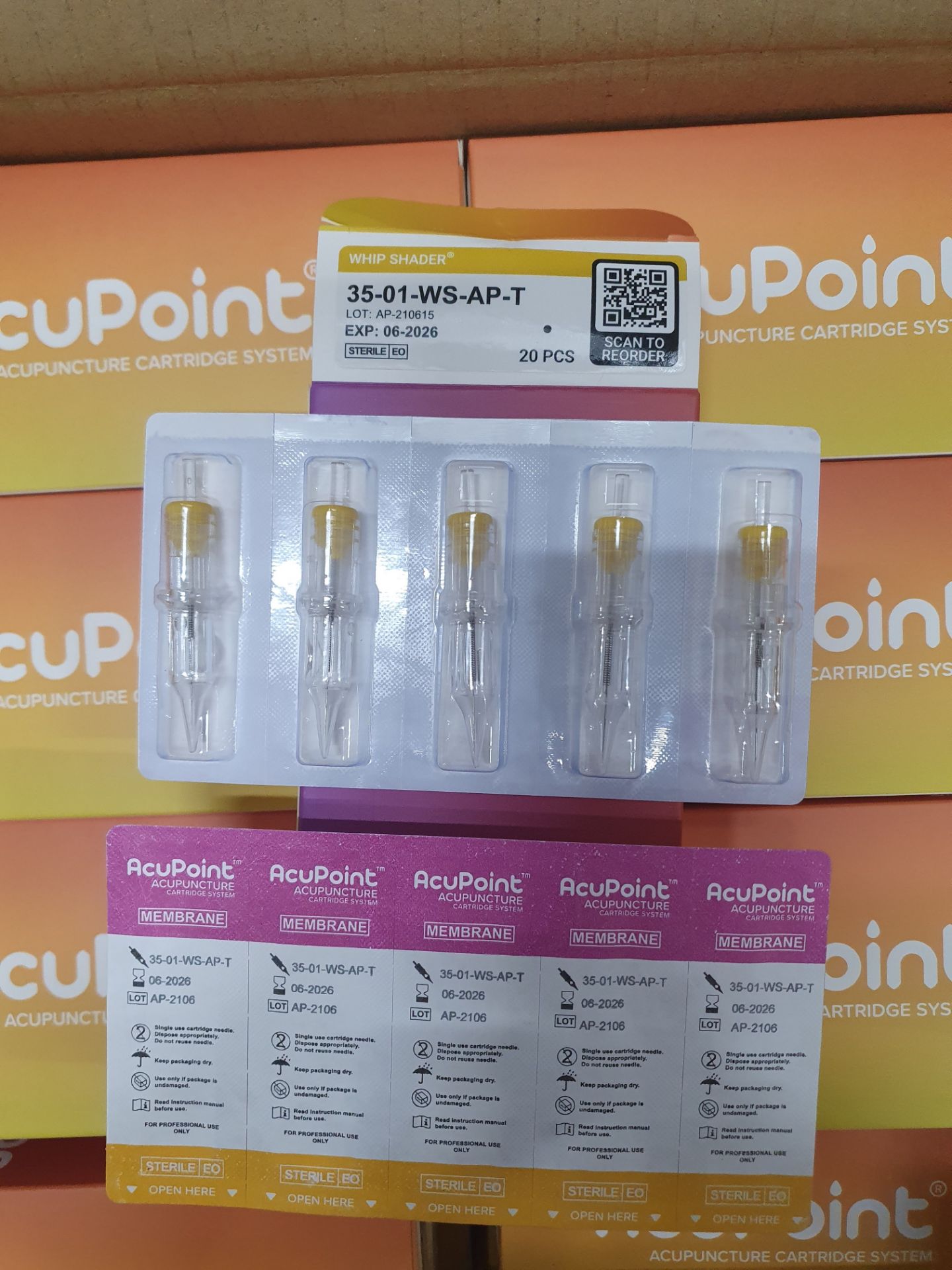 1,000 AcuPoint Accupuncture Cartridge System, Whip Shader exp 03&06/26 - Image 4 of 4