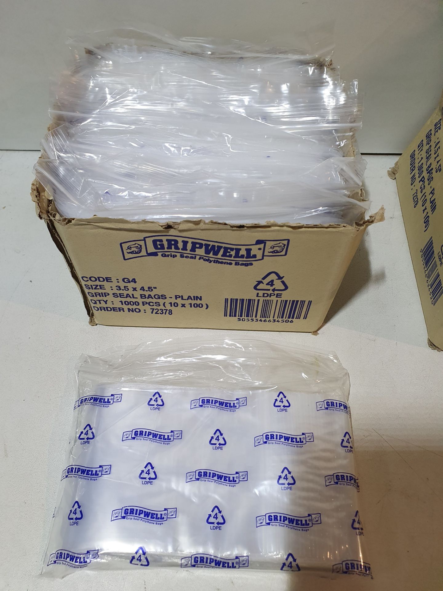 Quantity of Grip Seal Polythene Bags - Image 3 of 6