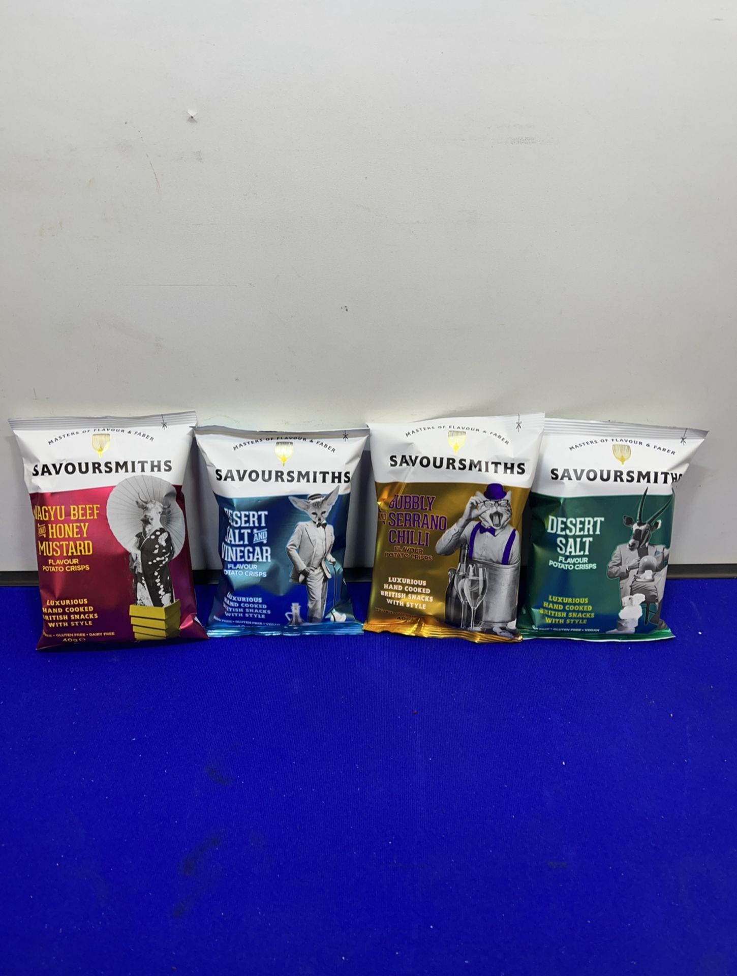 143 x Various Packets of Savoursmiths Crisps - See Description