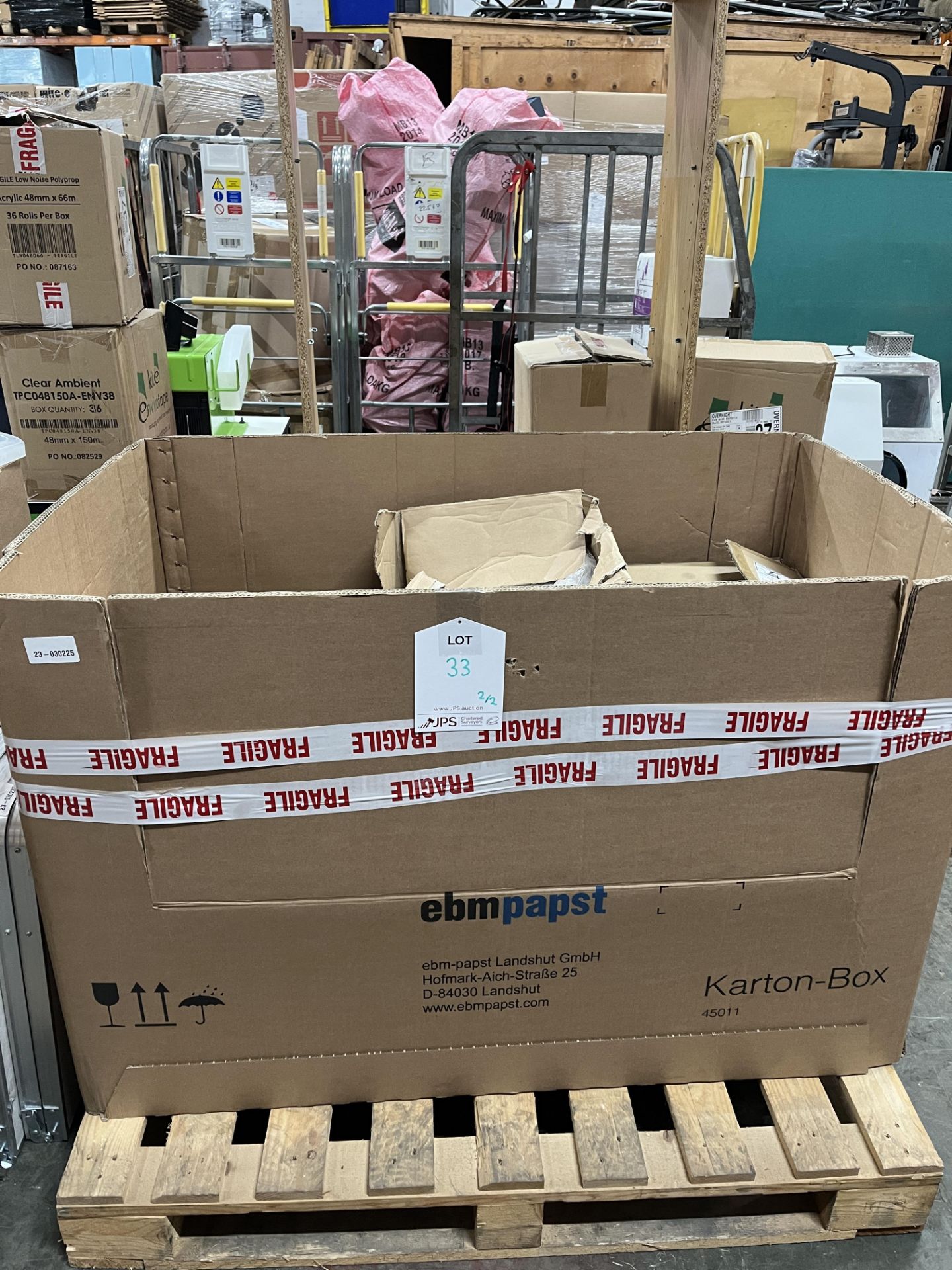 Pallet of Various Corrugated Packaging & Gift Wrapping - Image 2 of 14