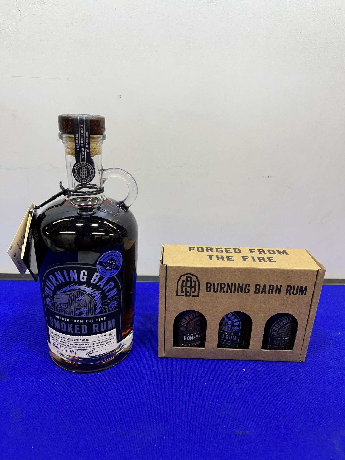 19 x Bottles of Burning Barm Rum - See Description