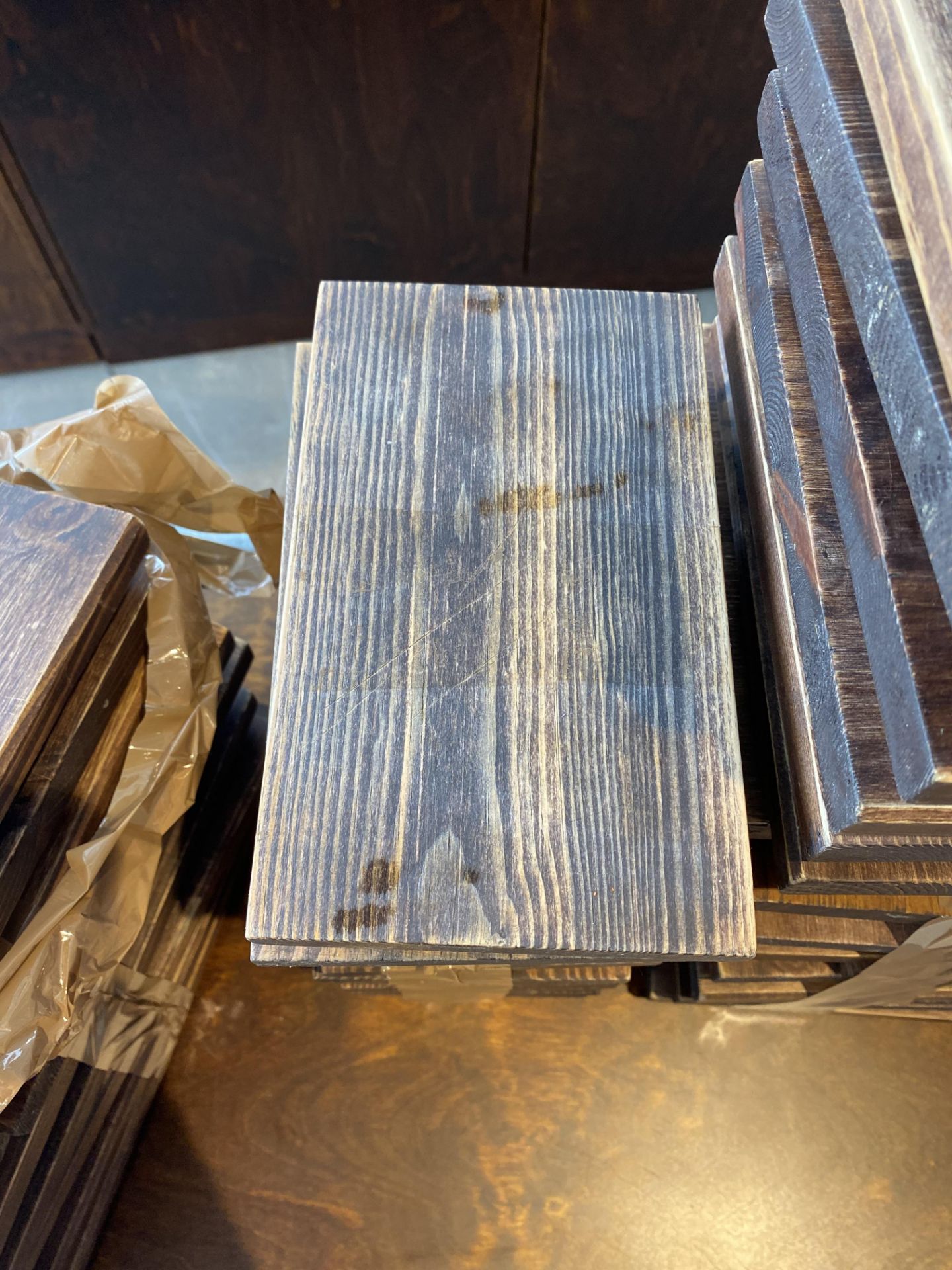 Quantity Of Various Sized Wooden Serving Boards - Image 5 of 9