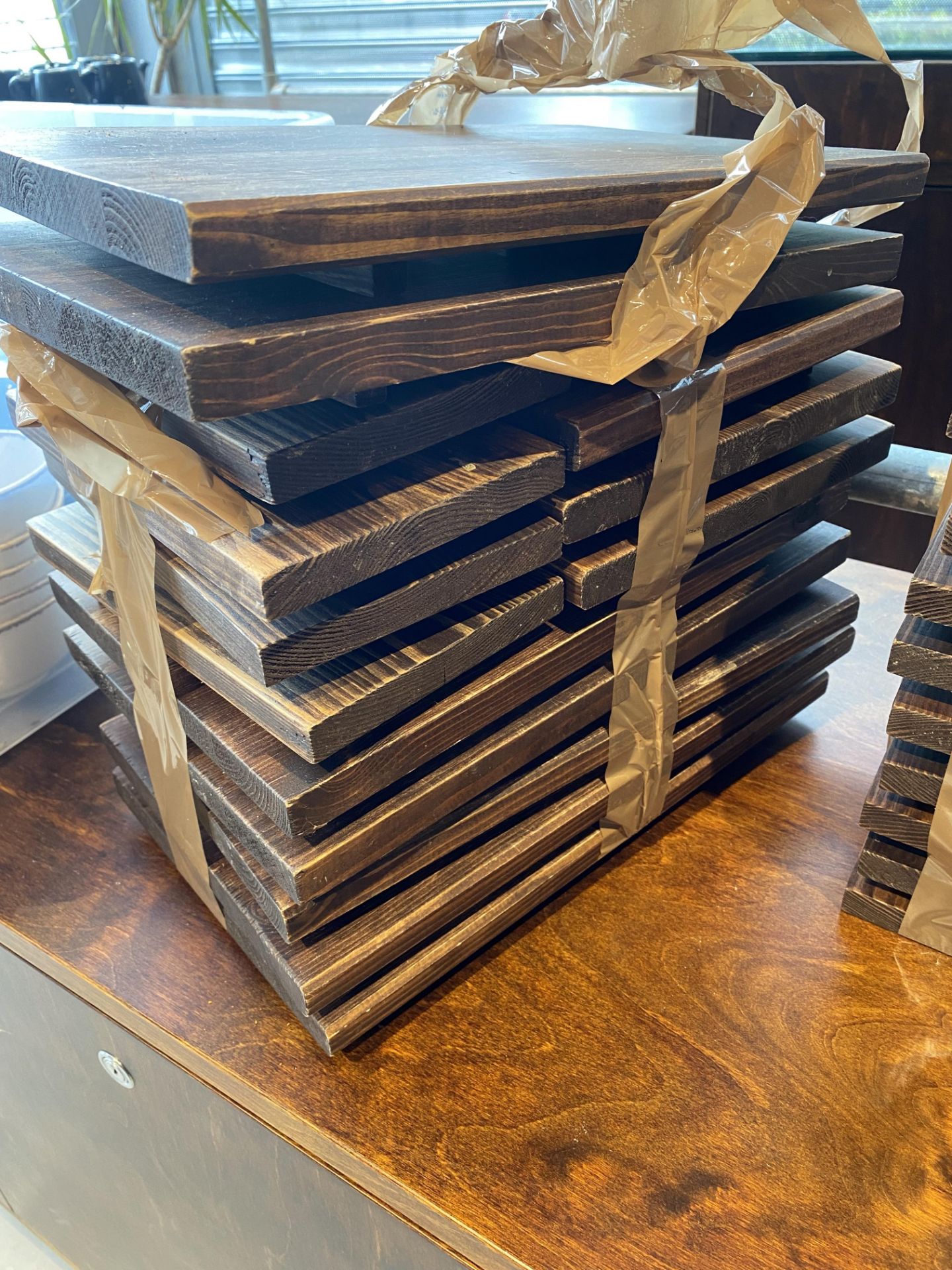 Quantity Of Various Sized Wooden Serving Boards - Image 2 of 9