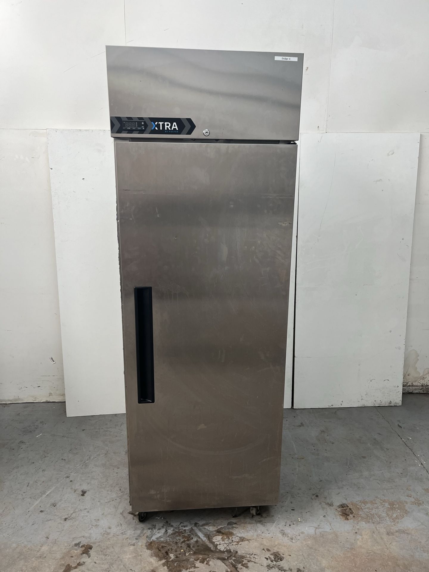 Foster Xtra XR600H 600 Ltr Stainless Steel Single Door Upright Fridge