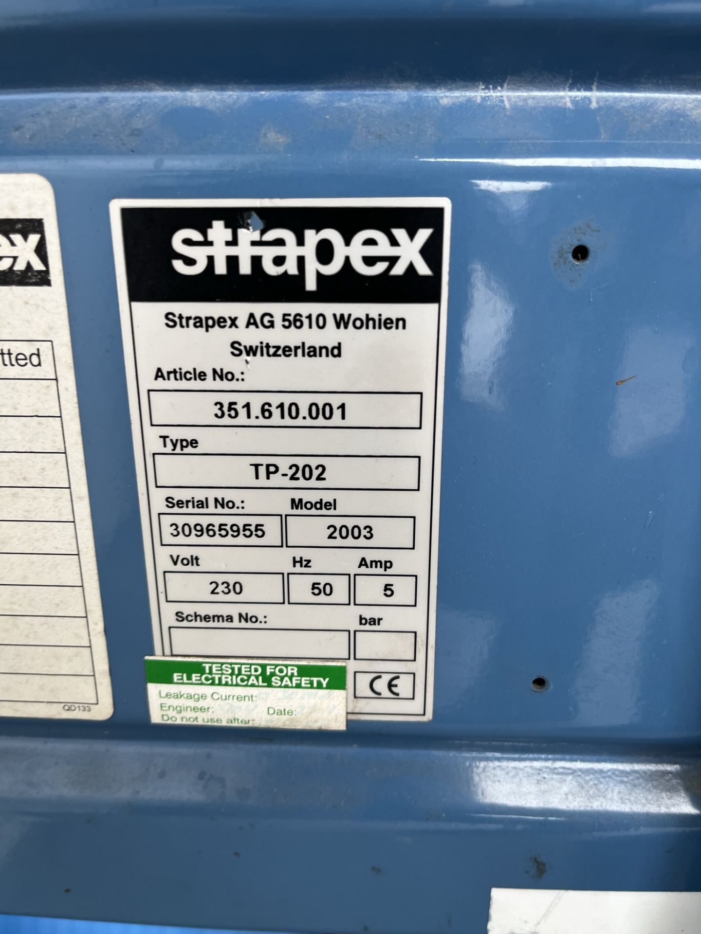 Strapex TP-202 Banding Machine - Image 5 of 6