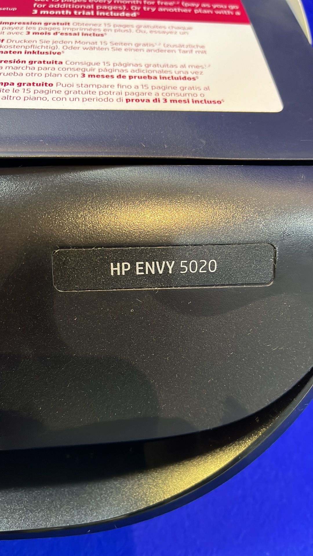 HP Envy 5020 All In One LaserJet Printer - Image 3 of 4