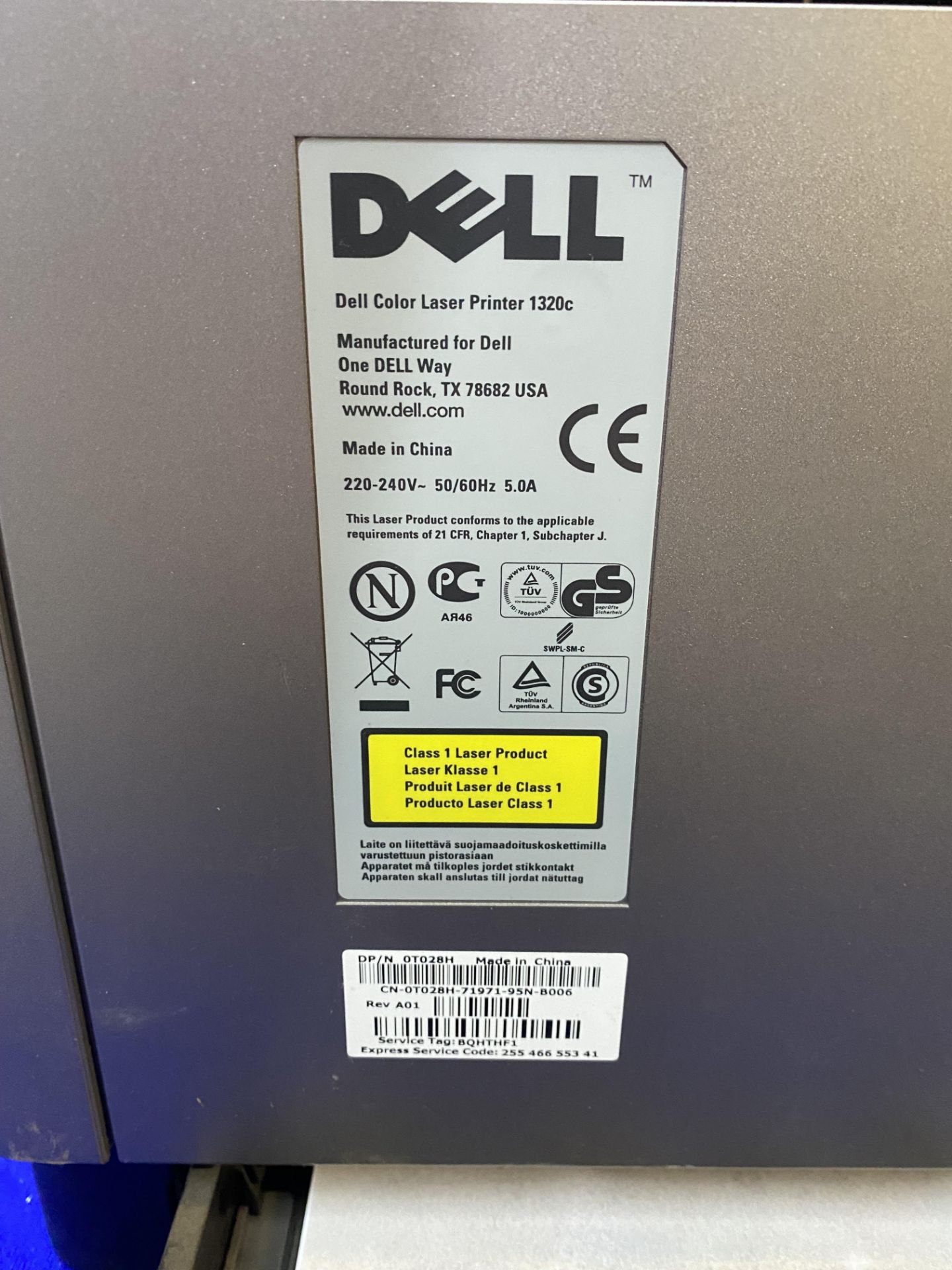 Dell 1320c Colour Network Laser Printer - Image 17 of 18