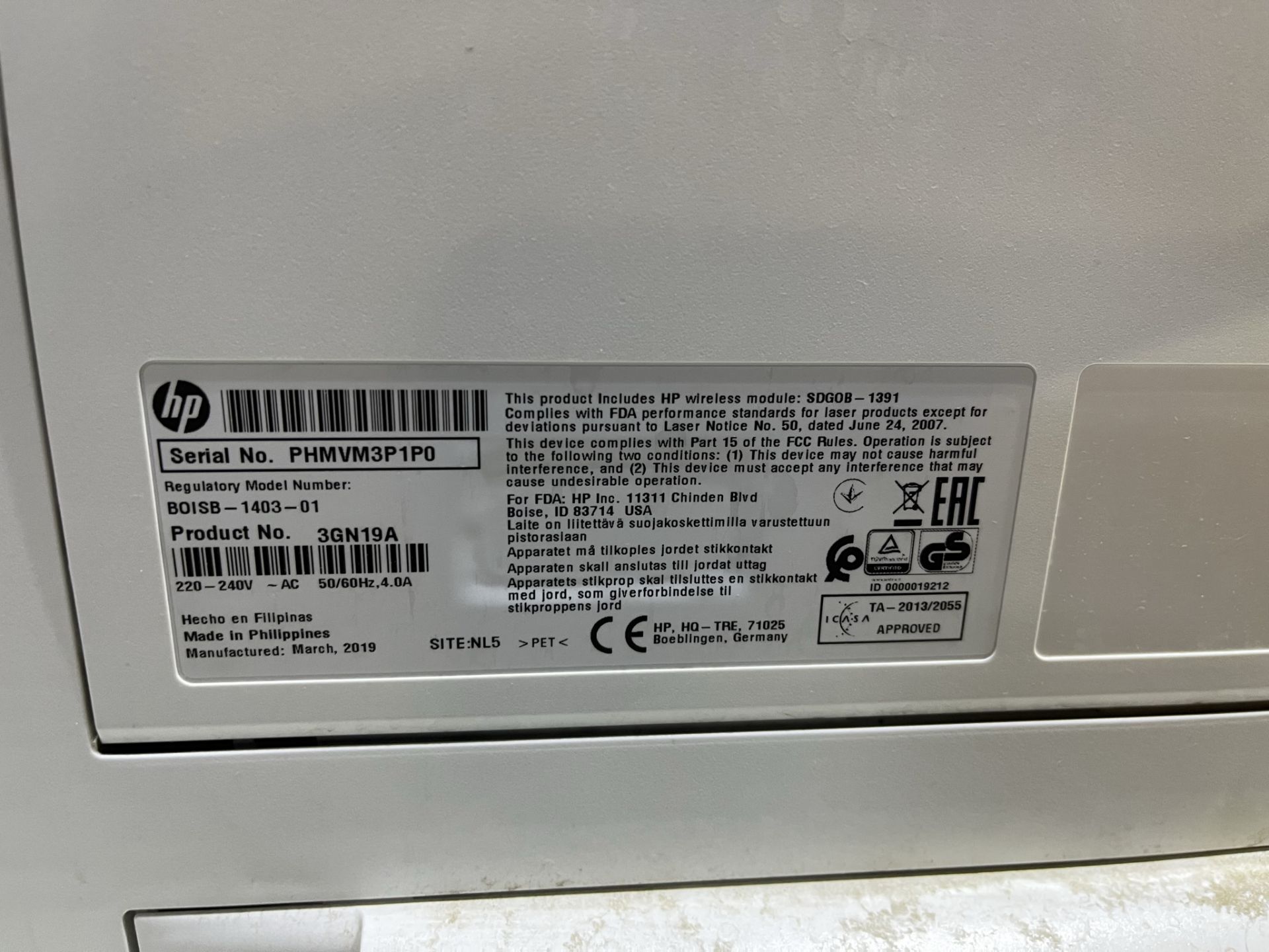 HP E50045 Laserjet Printer - Image 6 of 6