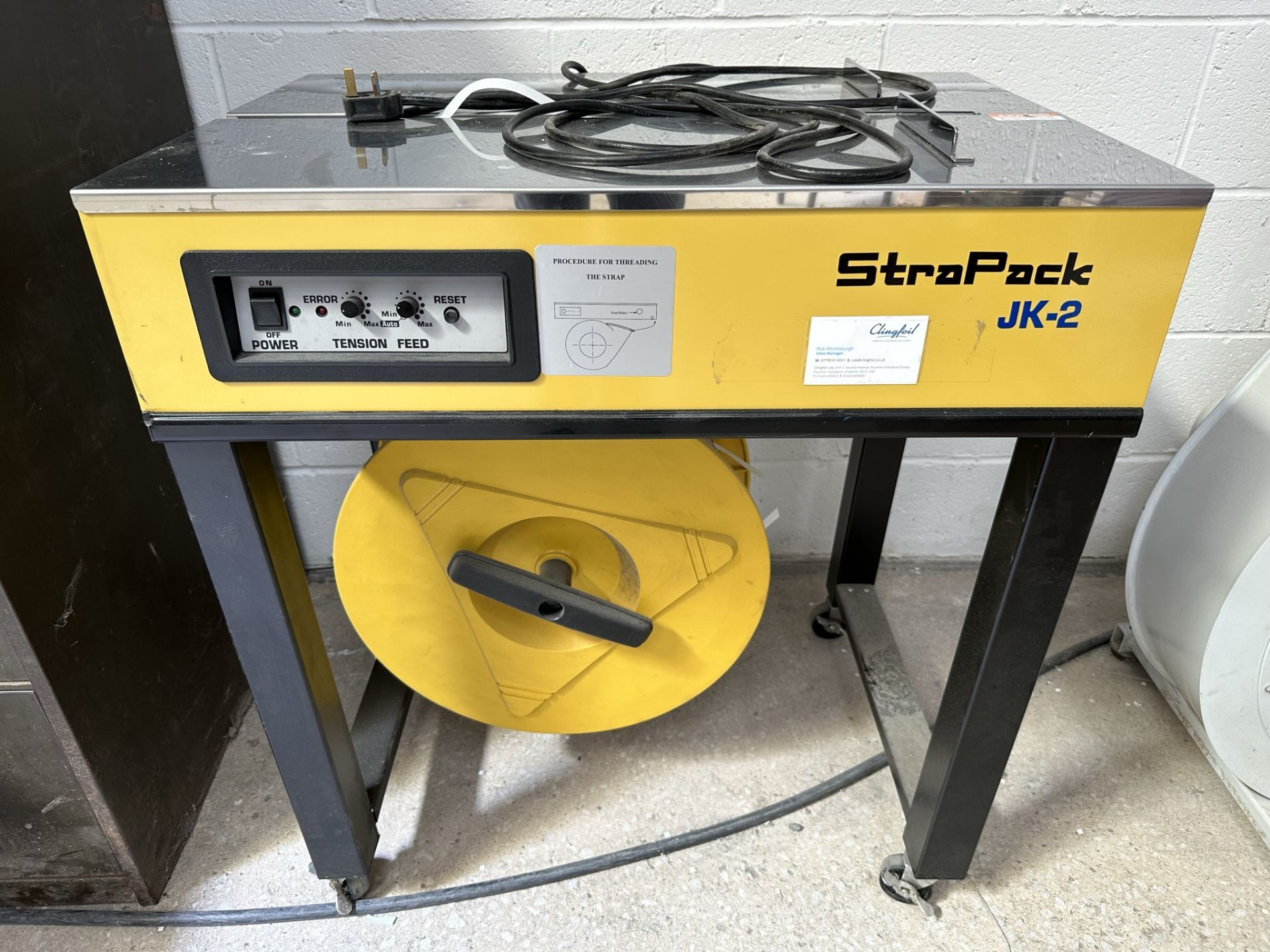 StraPack JK-2 Semi-Automatic Strapping Machine