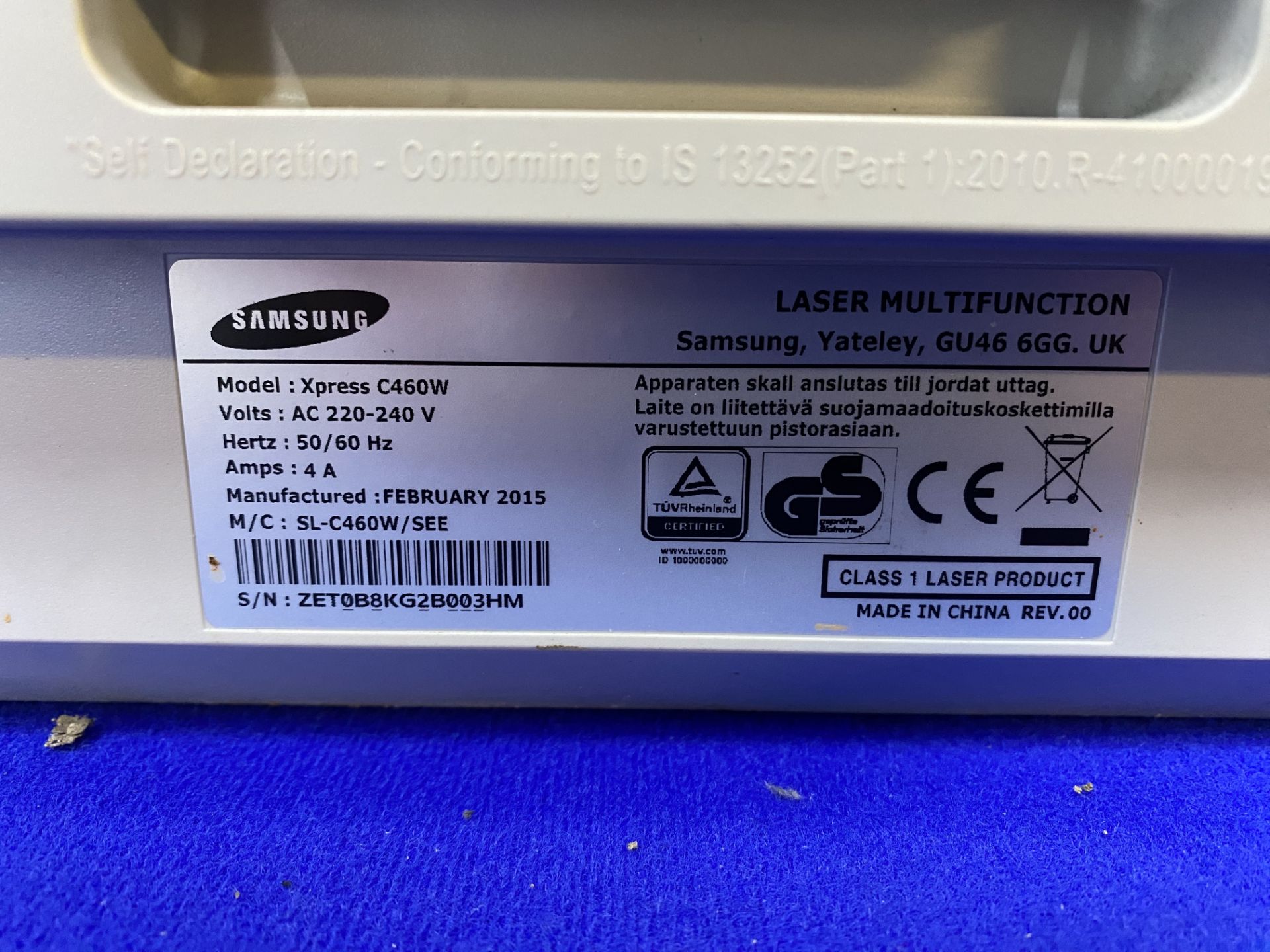Samsung Xpress C460W Wireless Multifunction Colour Laser Printer - Image 23 of 24
