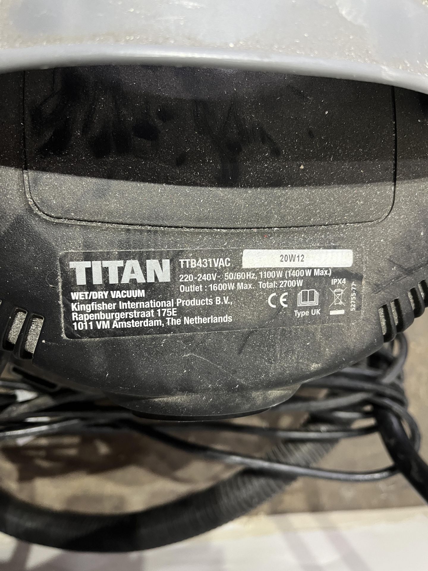 Titan Wet/Dry Vacuum - Image 5 of 5