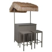 2 Seater Rattan Tiki Bar Set | GF08087