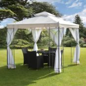 Polenza 2.5m Cream Gazebo | PG01178