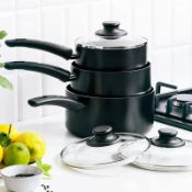 Kitchen Stories 3 Piece Non-Stick Saucepan Set | CC002623-001