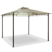 Malaga 3m Ecru Steel Gazebo | PG00980