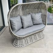 Double Cocoon Egg Chair (Please Note: Damage to Packaging) | ZLG-DOUBLECOCOONCHAIR