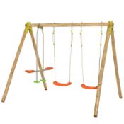 Trigano Jardin Berry Wooden Swing and Glider Set | J-9610P8