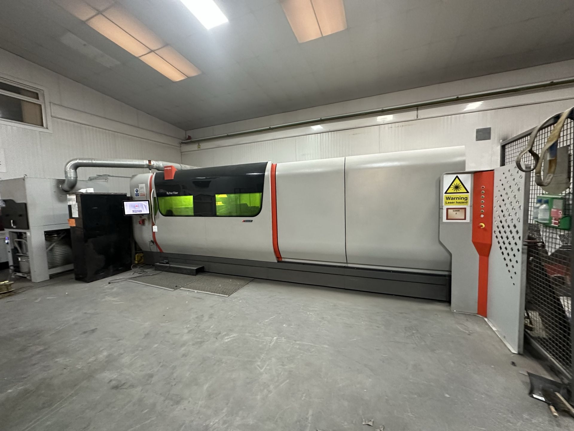 ByStronics 4020 CNC 6Kw Laser Cutting system Fiber w/Extended by Trans Load/Unload System