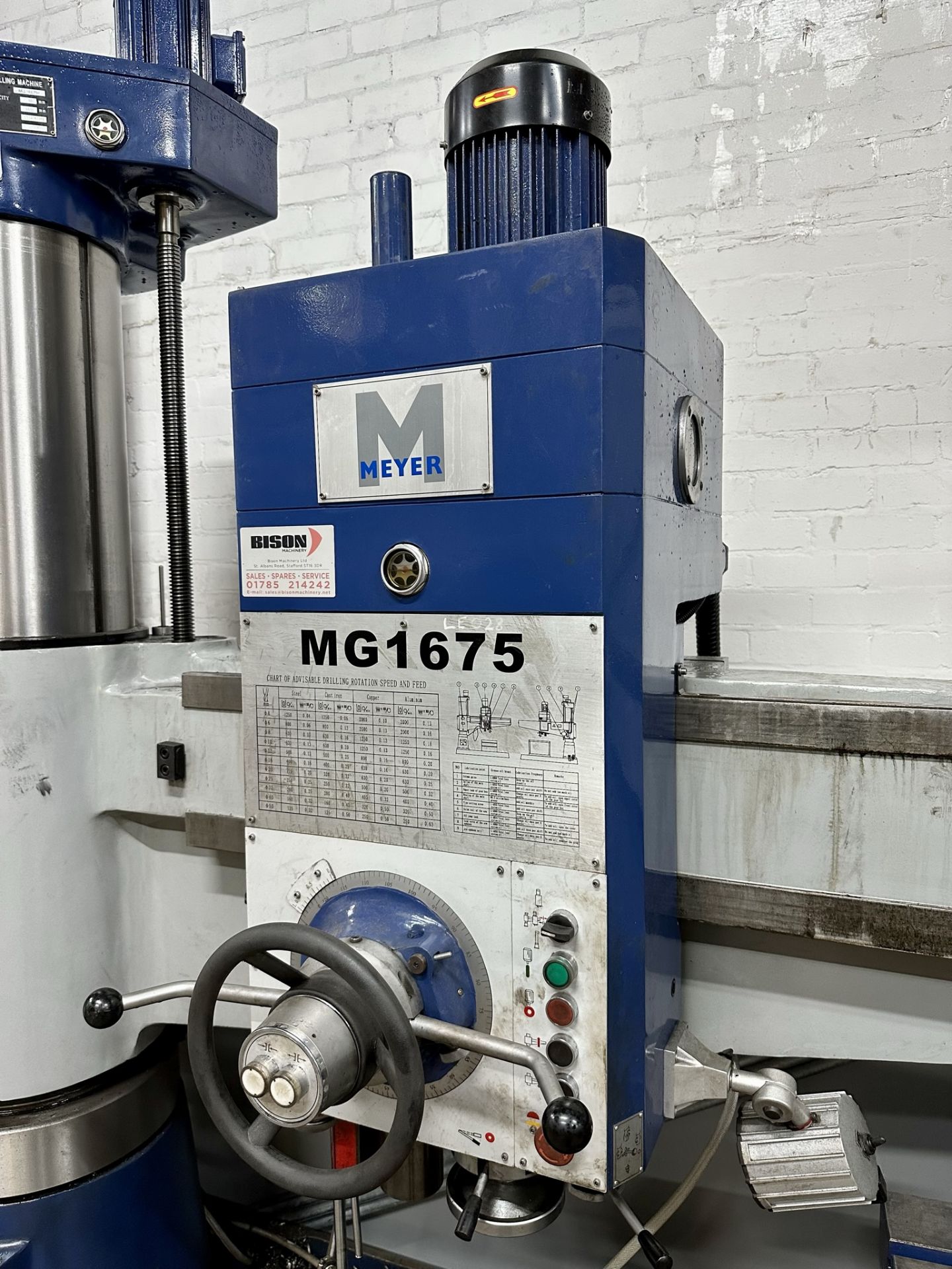 Meyer Radial Arm Drilling Machine - Image 3 of 7