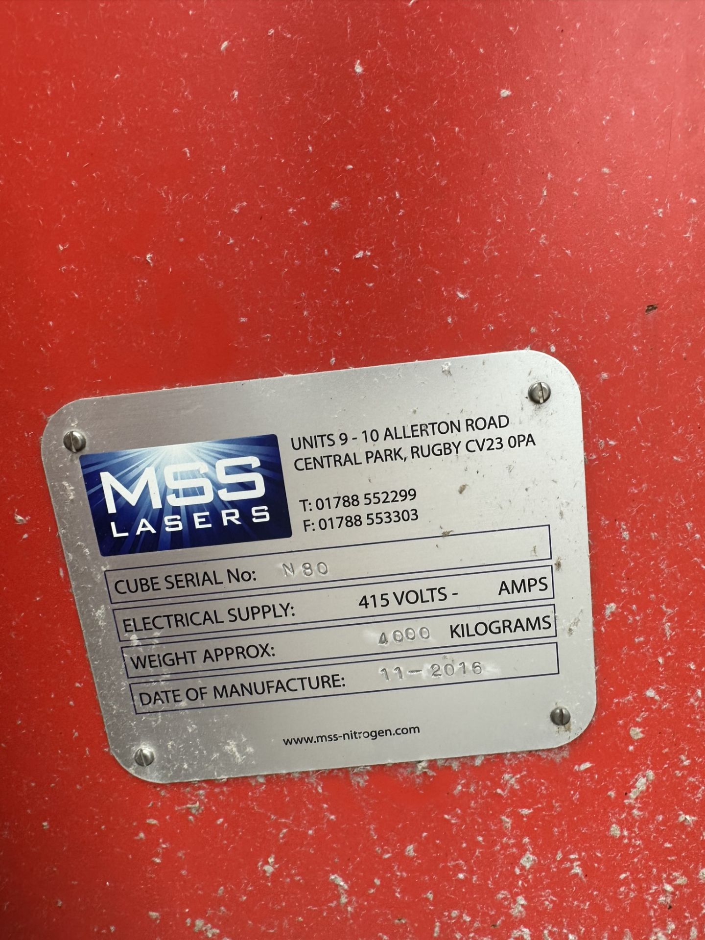 MSS Nitrogen Generation Equipment 2016 and MSS Generator - Image 3 of 7